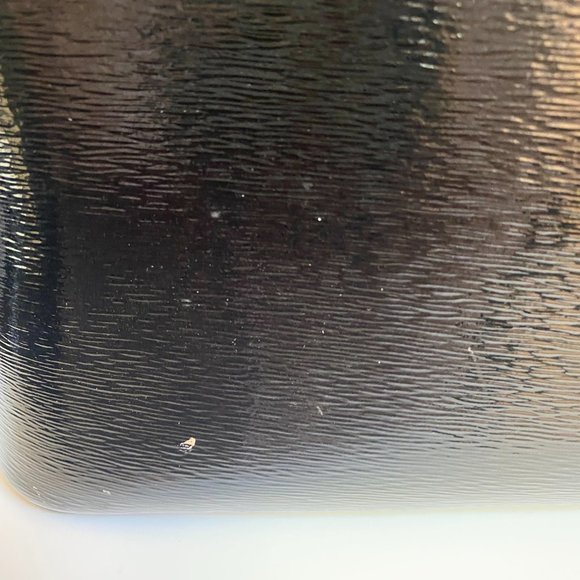 Ralph Lauren Tate Dome Black Leather Satchel - Picture 5 of 8